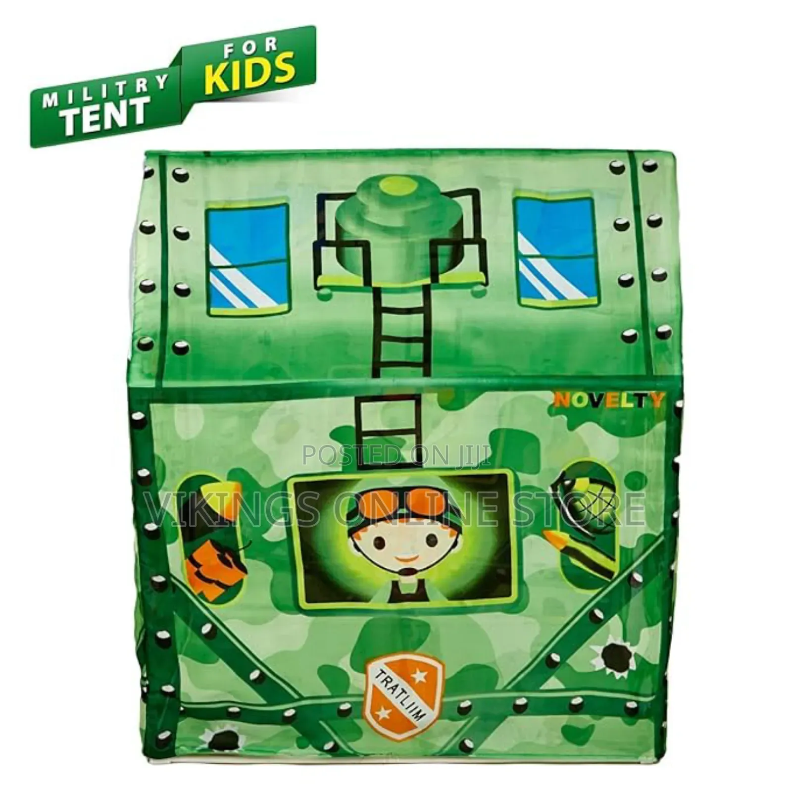 Military House Play Kids Play Tent 50 Balls