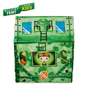 Military House Play Kids Play Tent 50 Balls