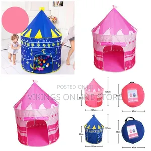 Prince Castle Play Tent Kid Outdoor Indoor Palace Beach Pink