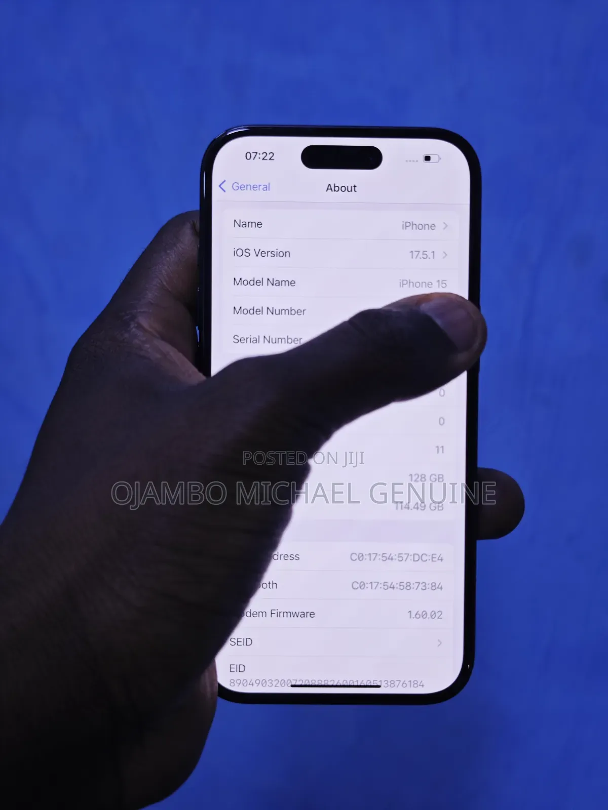 Apple iPhone 15 128 GB Black