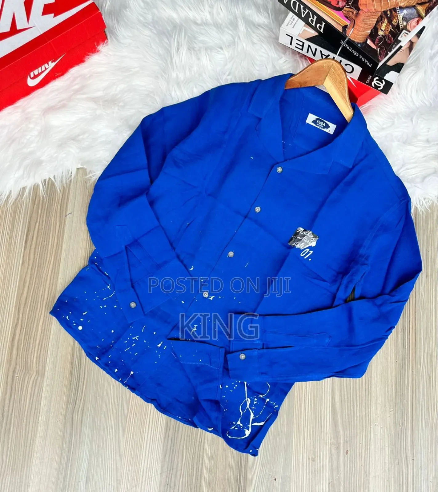 Loft Blue Linen Shirt