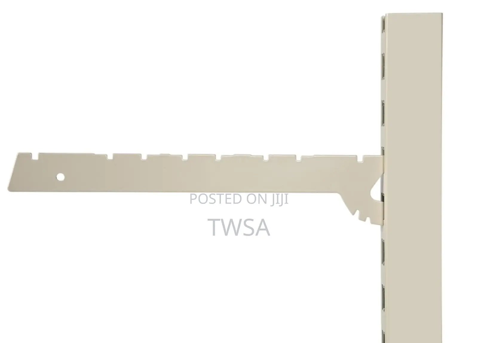 Wall Shelving 1.8m High With 400mm Base Shelf and 4 X 350mm