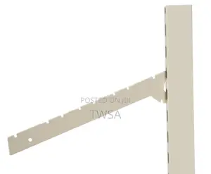 Wall Shelving 1.8m High With 400mm Base Shelf and 4 X 350mm