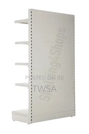 Wall Shelving 1.8m High With 400mm Base Shelf and 4 X 350mm
