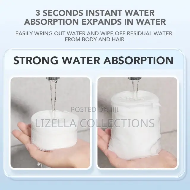 Disposable Compressed Bath Towels (Big, Reusable)