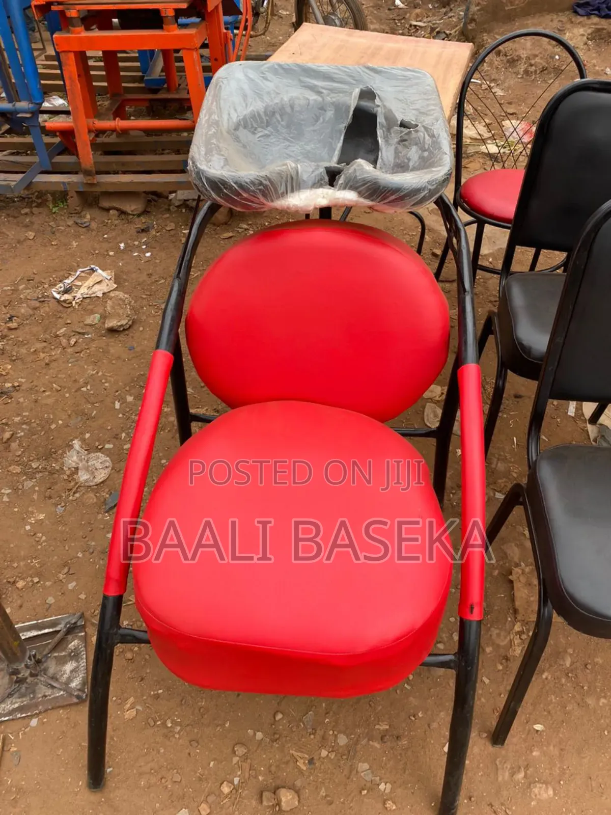 Salon Chair/Hair Wash Basin/Red Colour/ 22