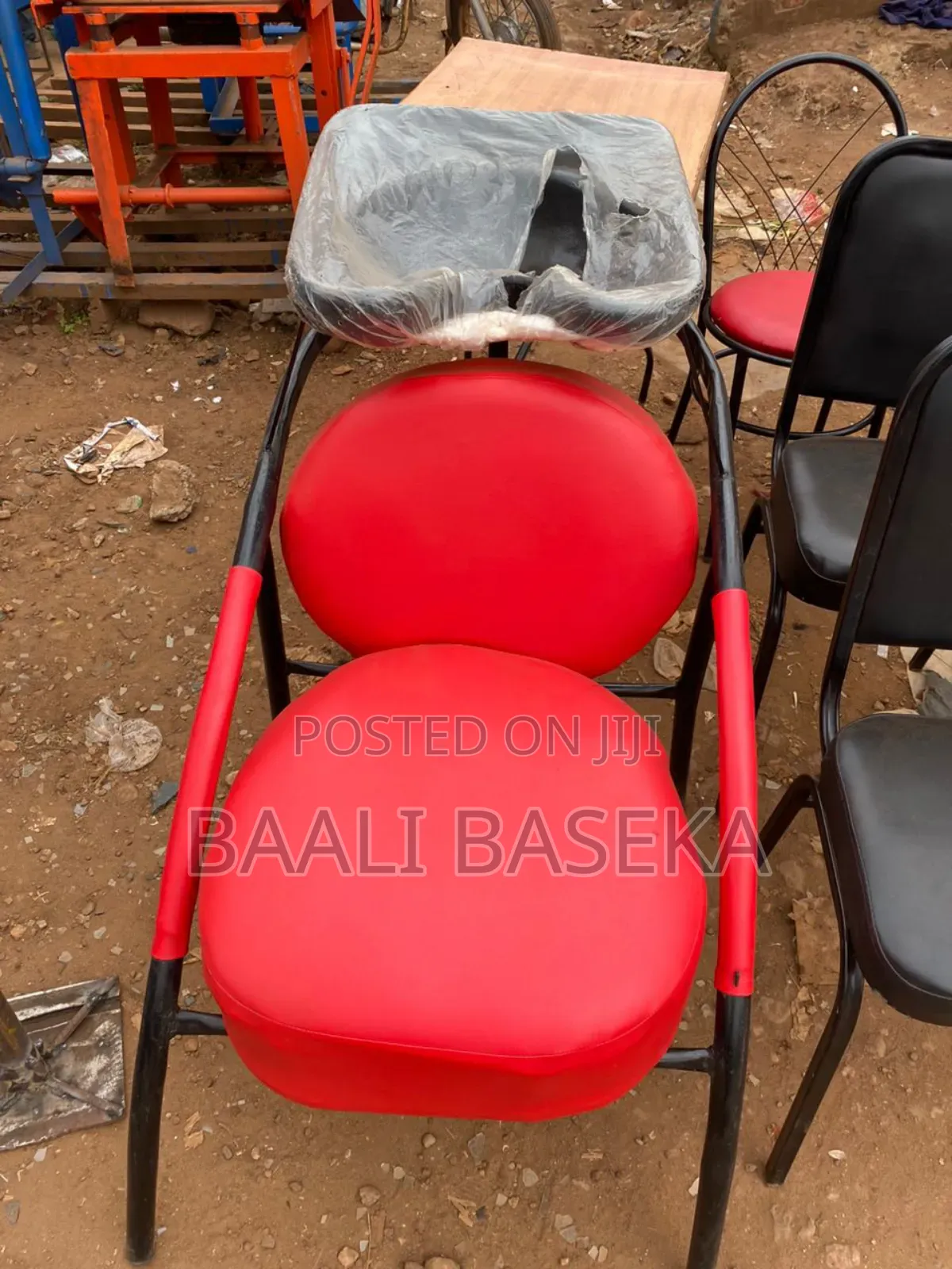 Salon Chair/Hair Wash Basin/Red Colour/ 22