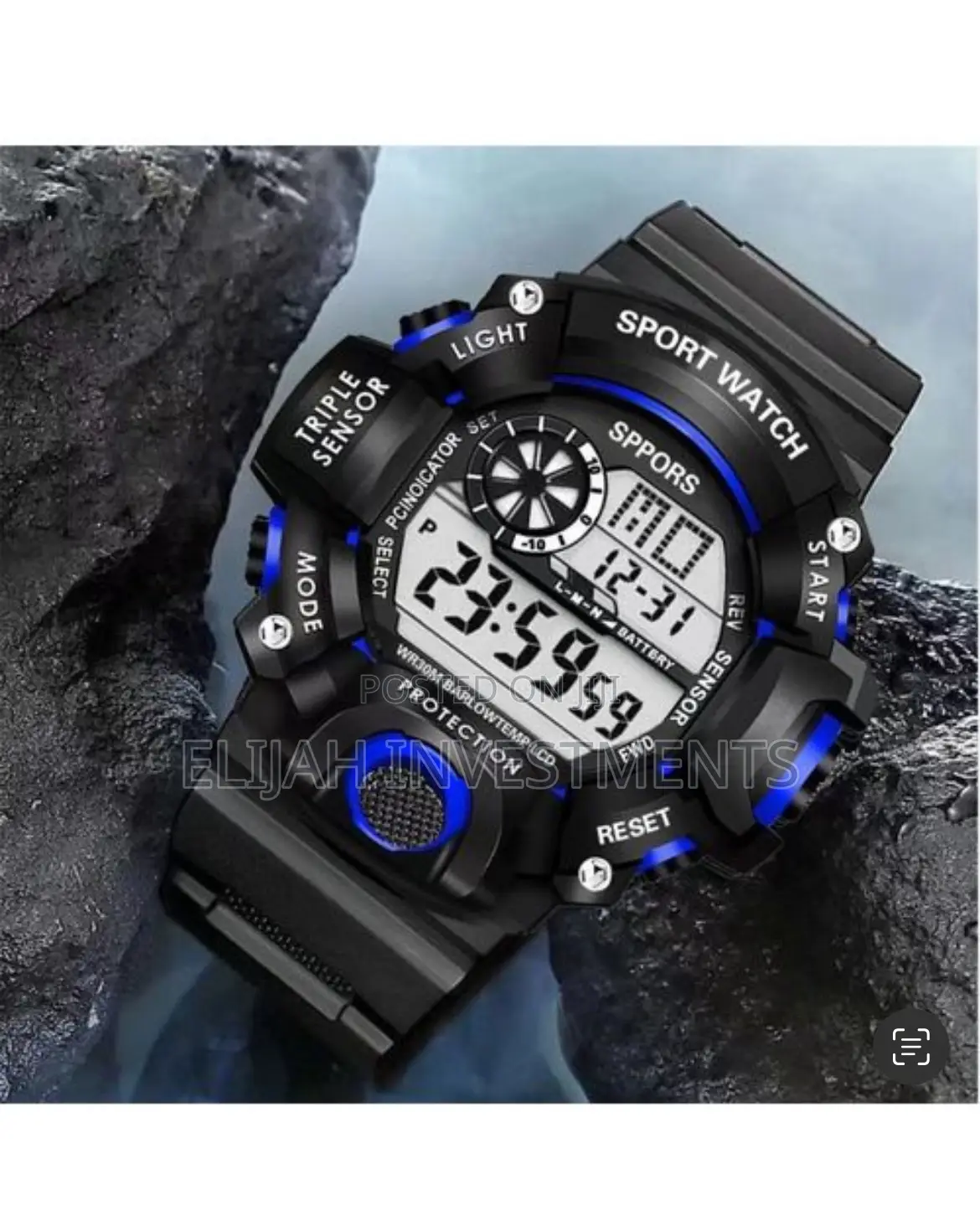 Outdoor Electronic Watch Large Dial Luminous Sports Watch