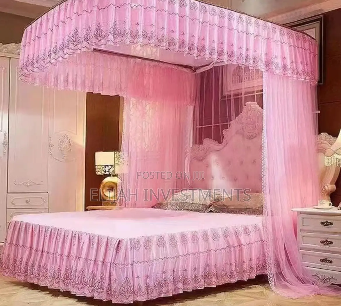 Luxurious Mosquito Net With 2 Stand Rail Bed Net