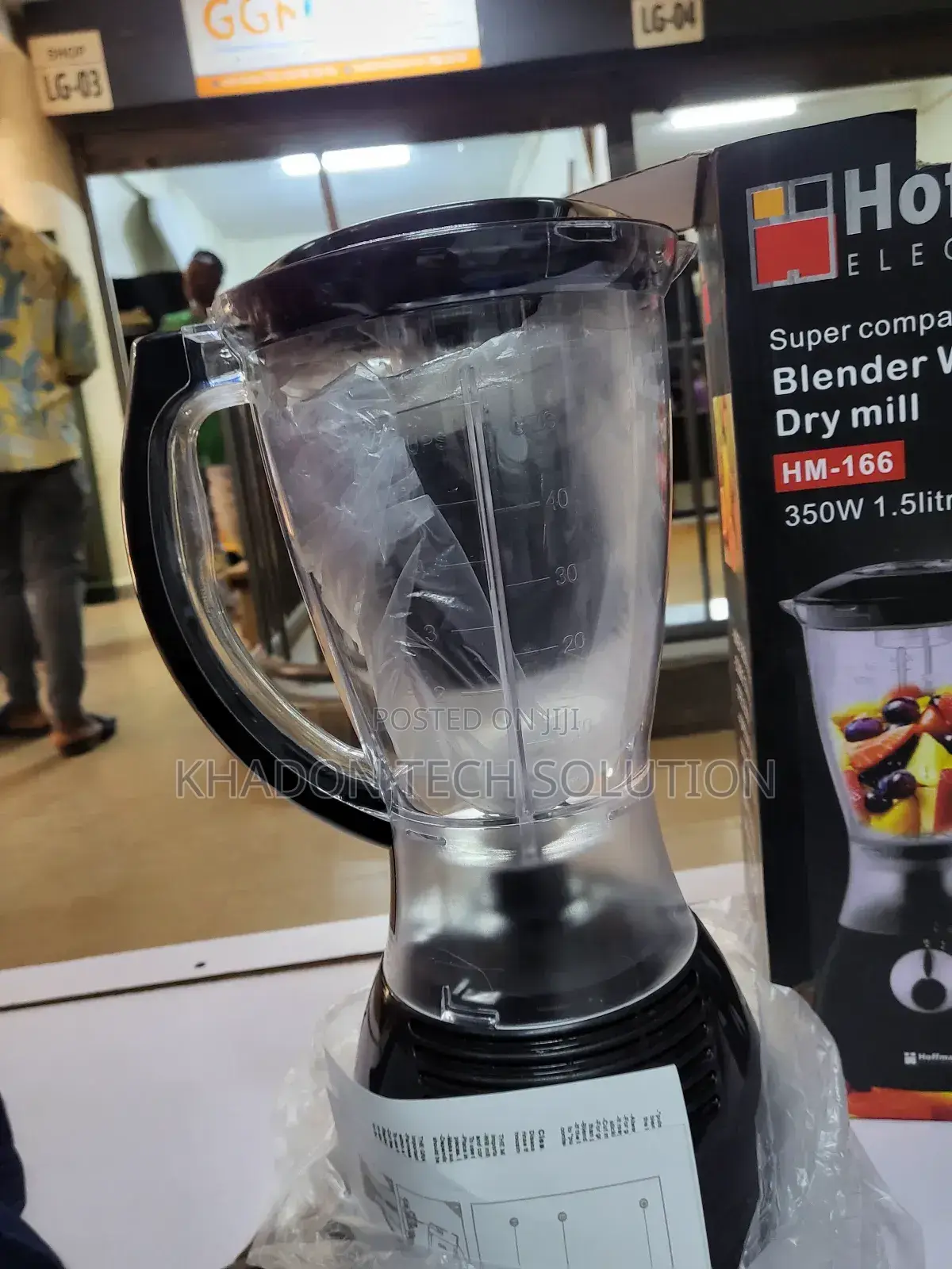 Hoffmans 2in1 Blender 1.5litres