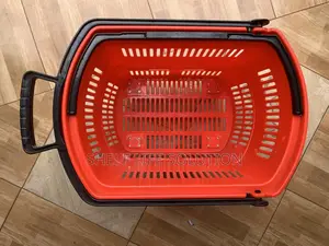 Supermarket Shopping Basket With Wheels