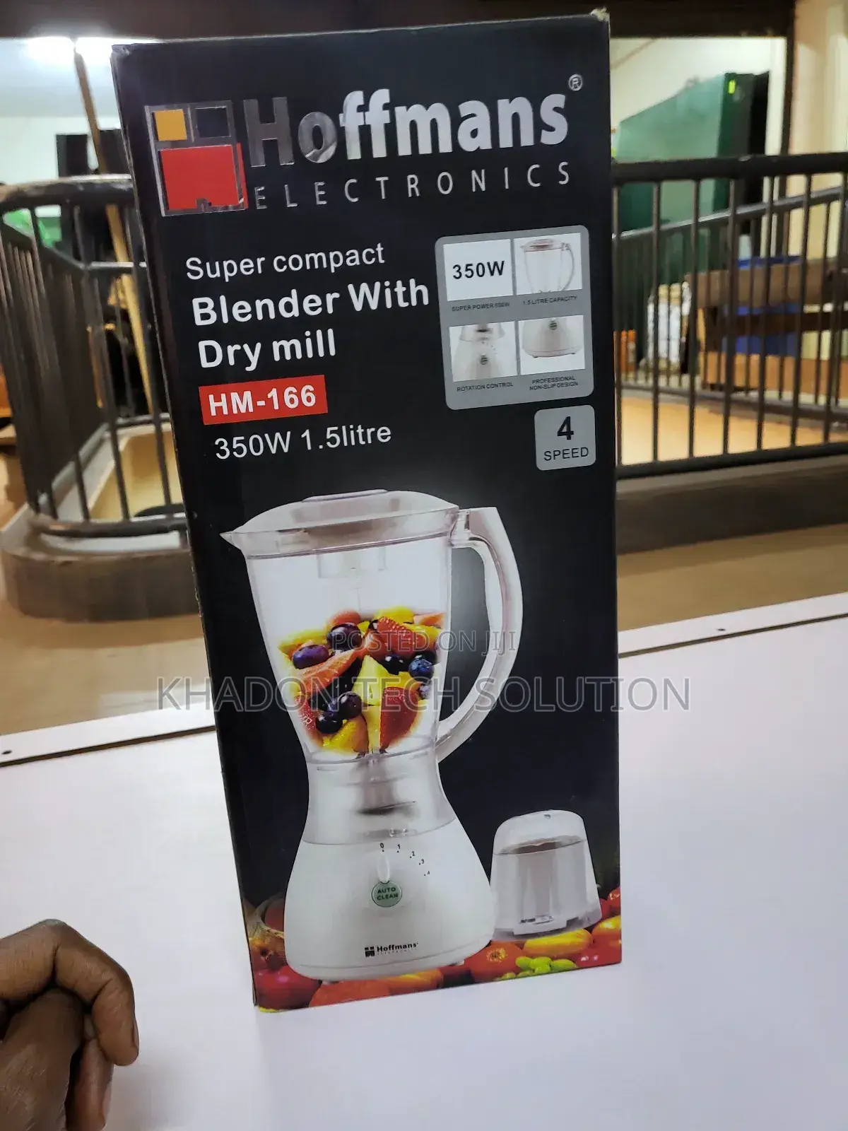 Hoffmans 2in1 Blender 1.5litres