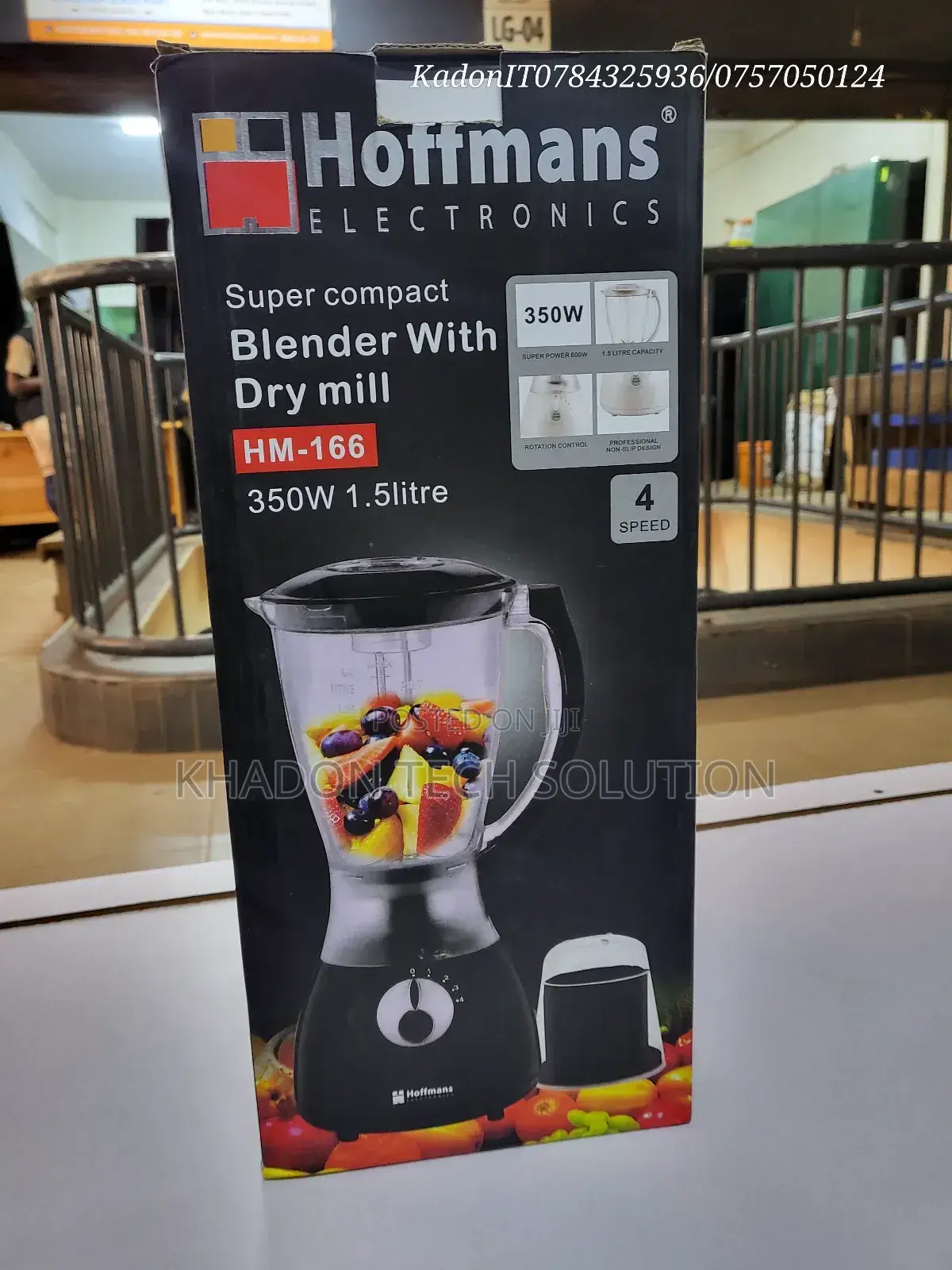Hoffmans 2in1 Blender 1.5litres