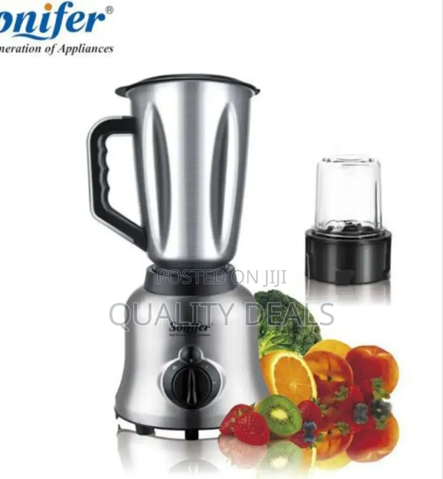 Sonifer 2in1 Stainless Steel Blender