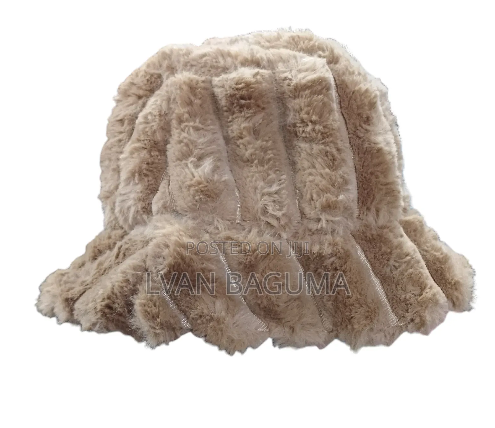 Faux Fur Bucket Hats for Women