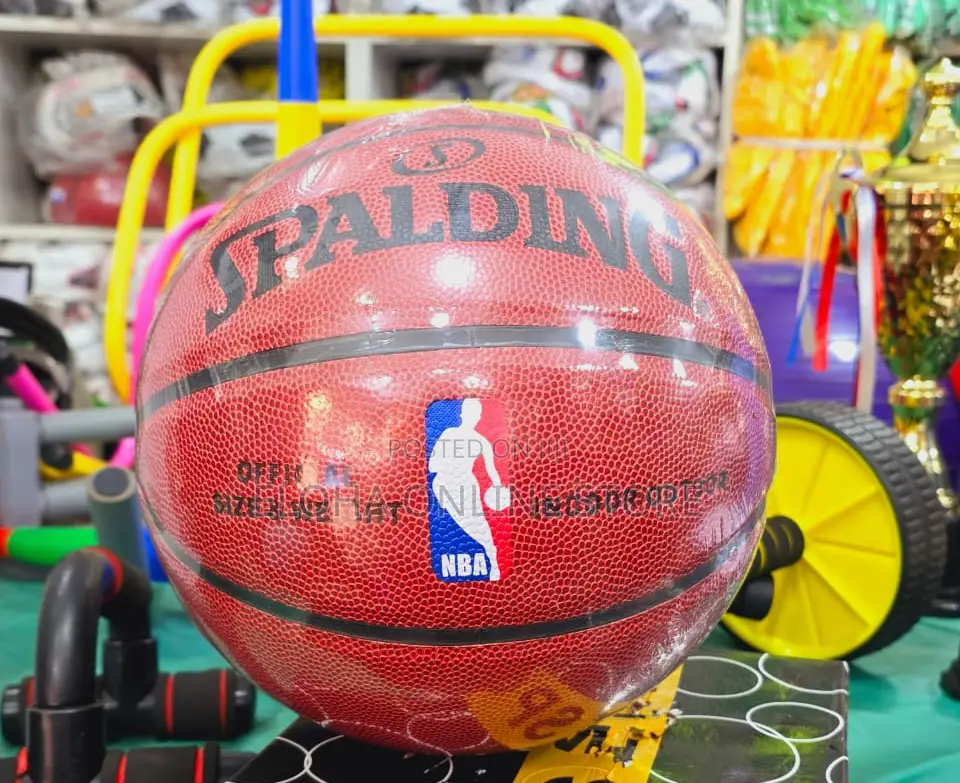 Spalding NBA Silver Outdoor/Indoor Basketball