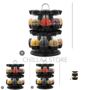 Portable Rotating Spice Rack
