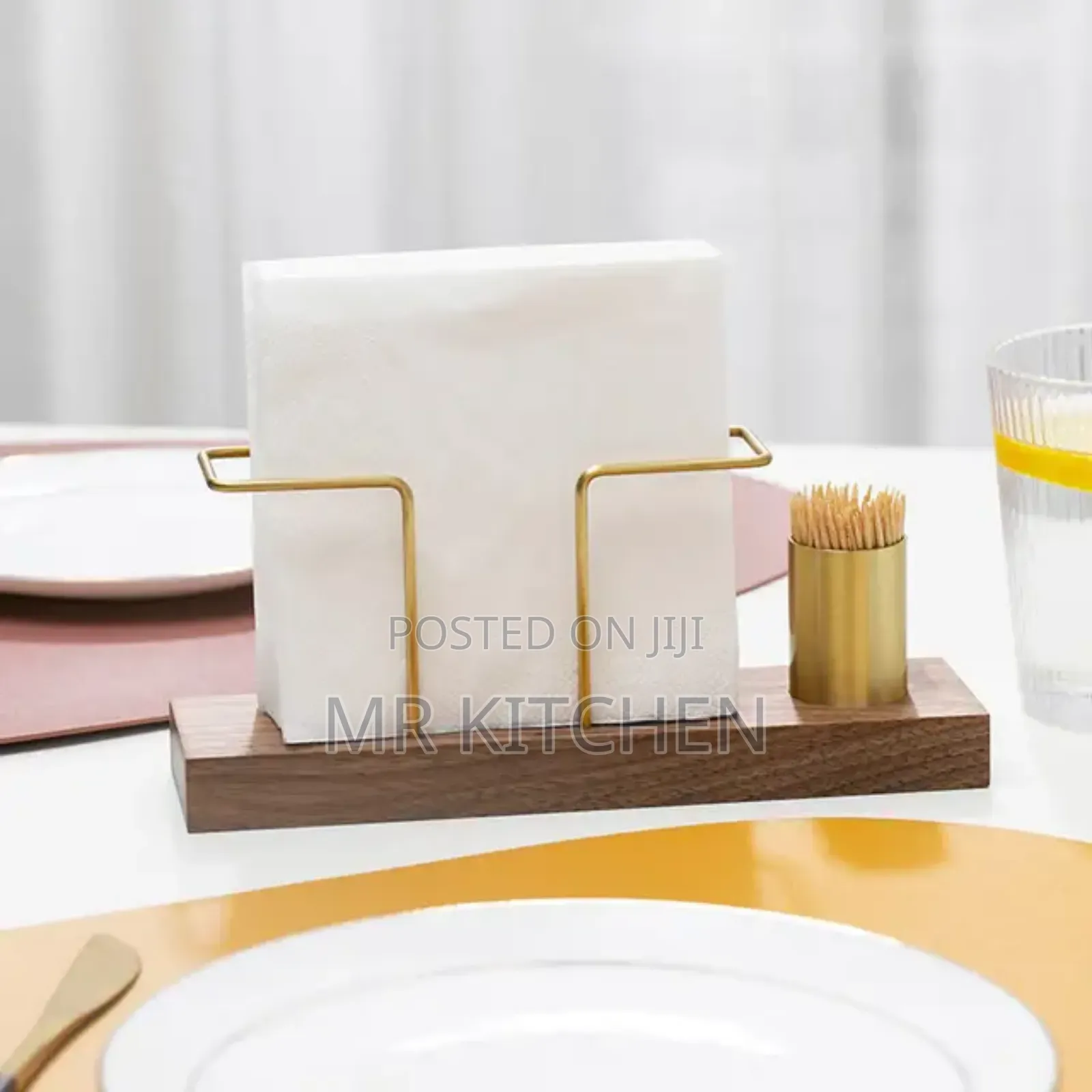 Tissue And Toothpick Holder
