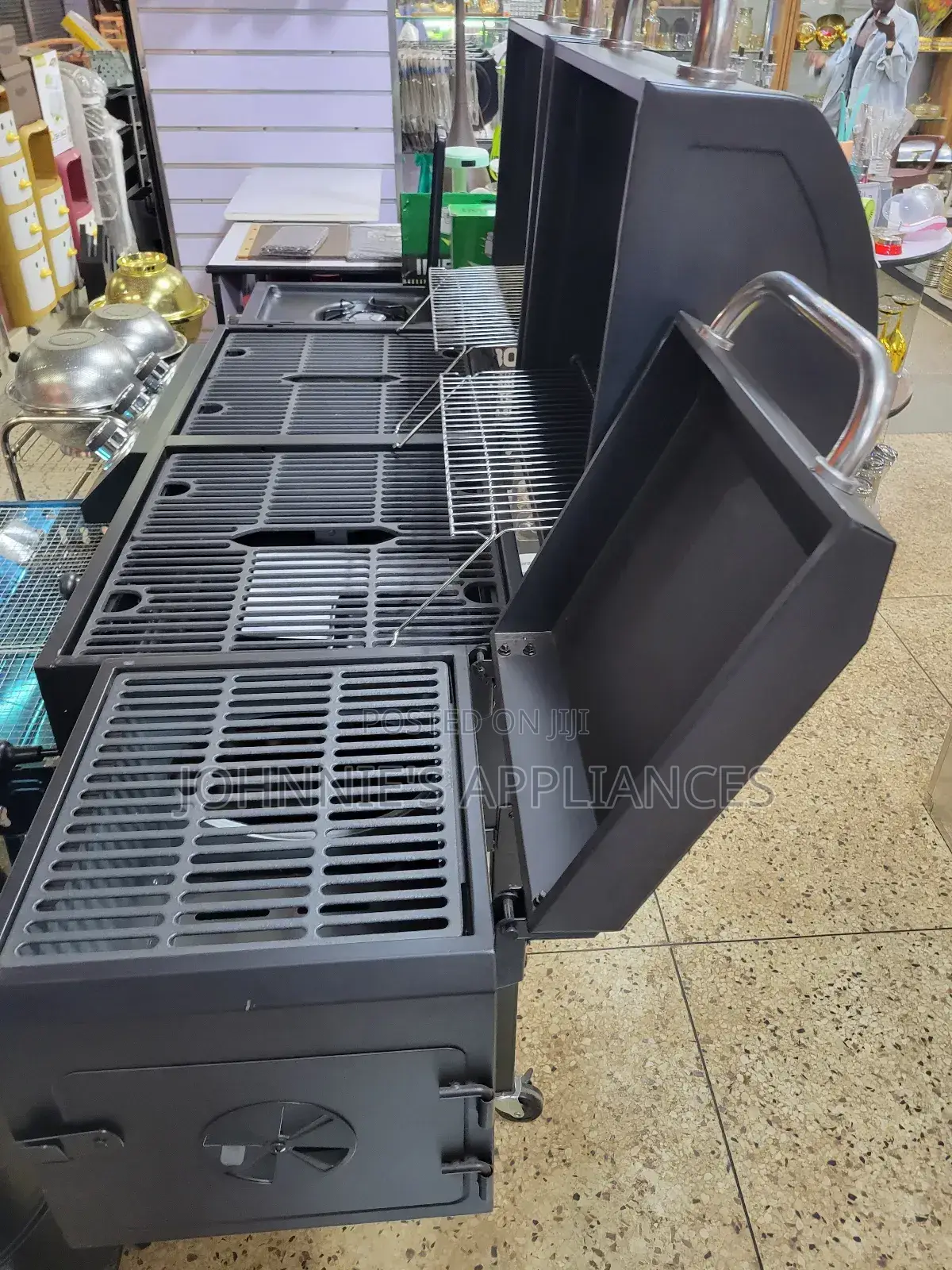 Multifunctional Commercial Barbecue Both Gas and Charcoal