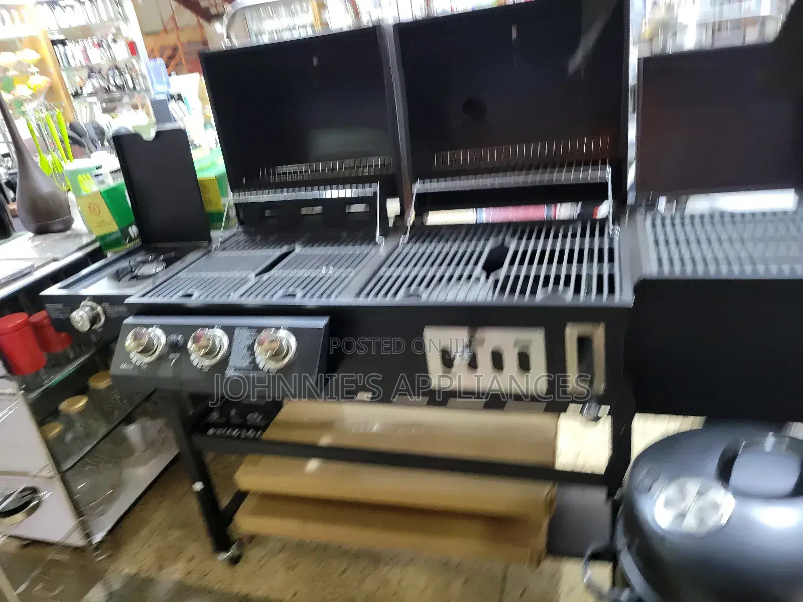 Multifunctional Commercial Barbecue Both Gas and Charcoal
