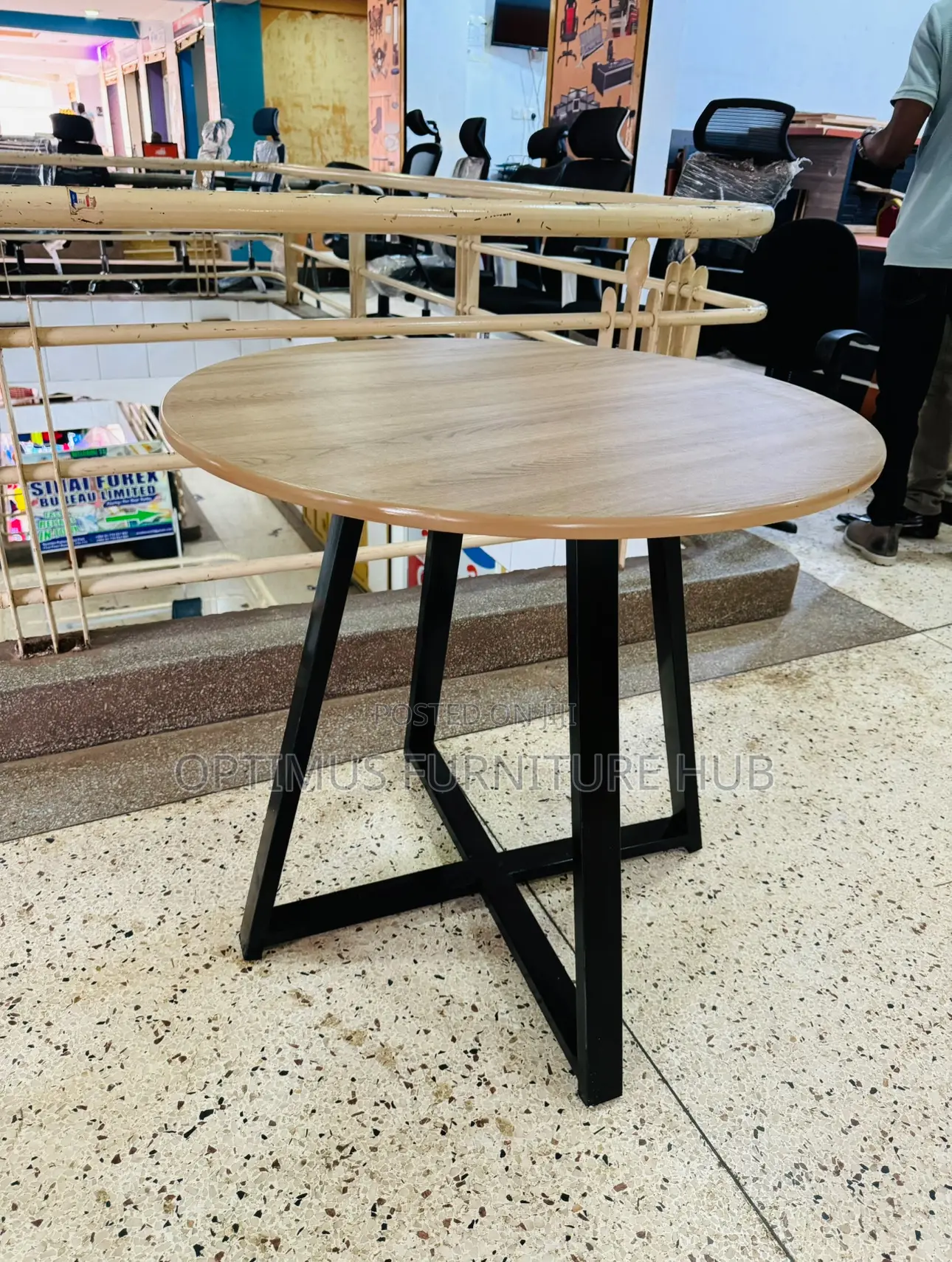 Round Wooden Table