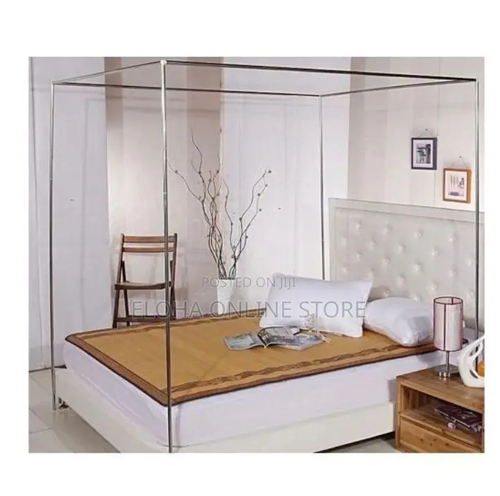 Mosquito Net With Metallic Four Stands