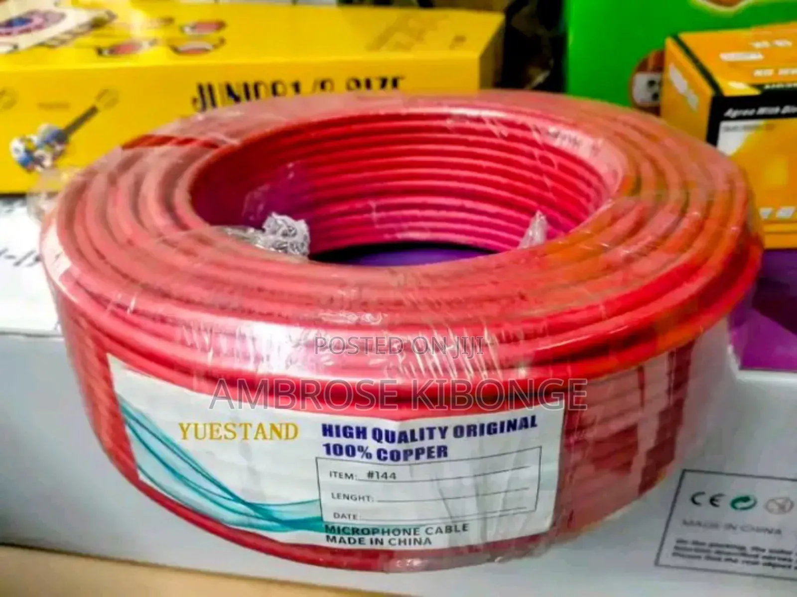 Original 100% Copper Roll Wire 100yards Microphone Cables.