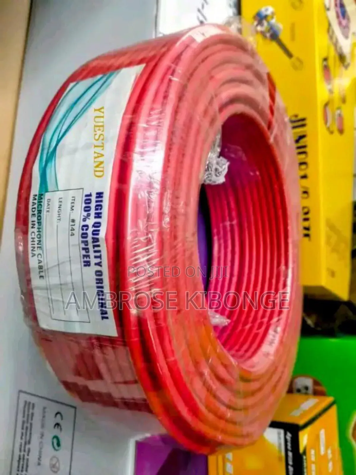 Original 100% Copper Roll Wire 100yards Microphone Cables.