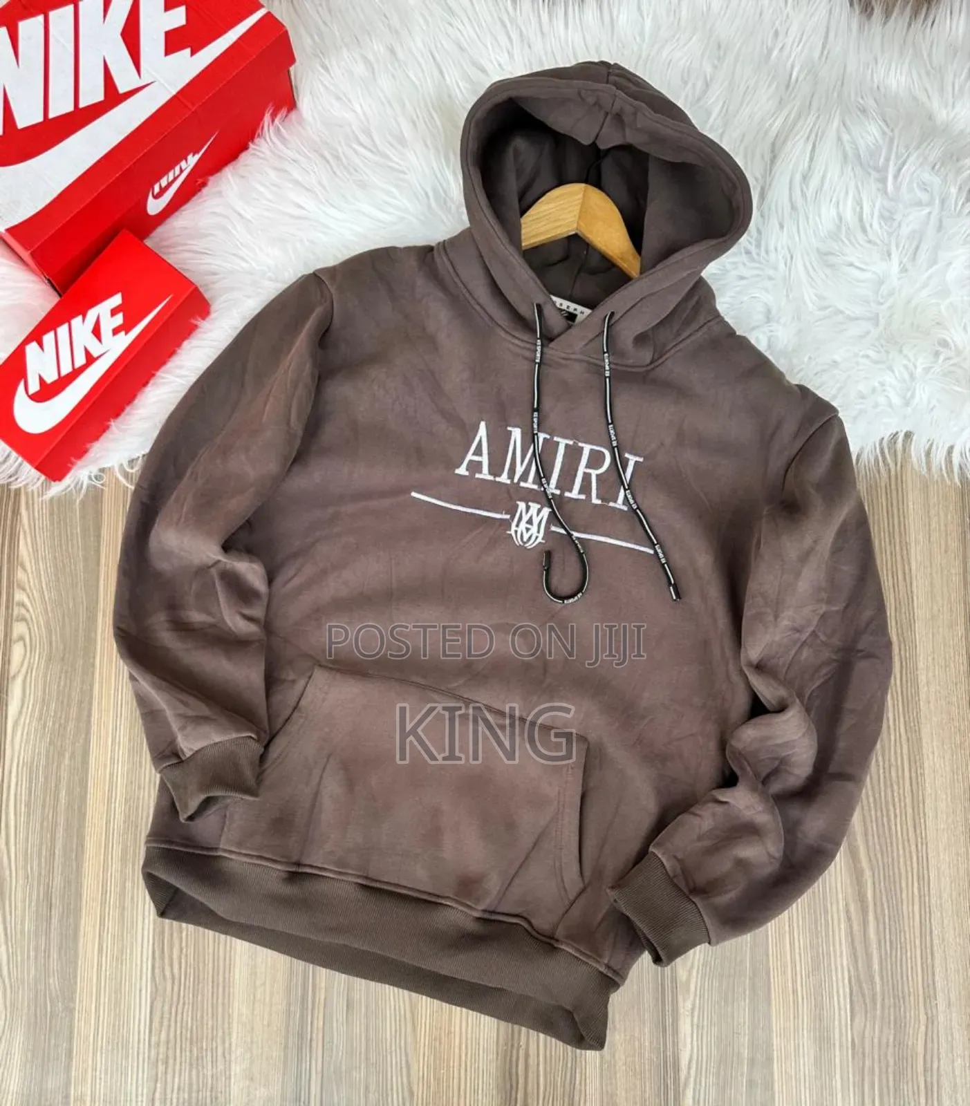 Amiri Brown Hoodie Jumper
