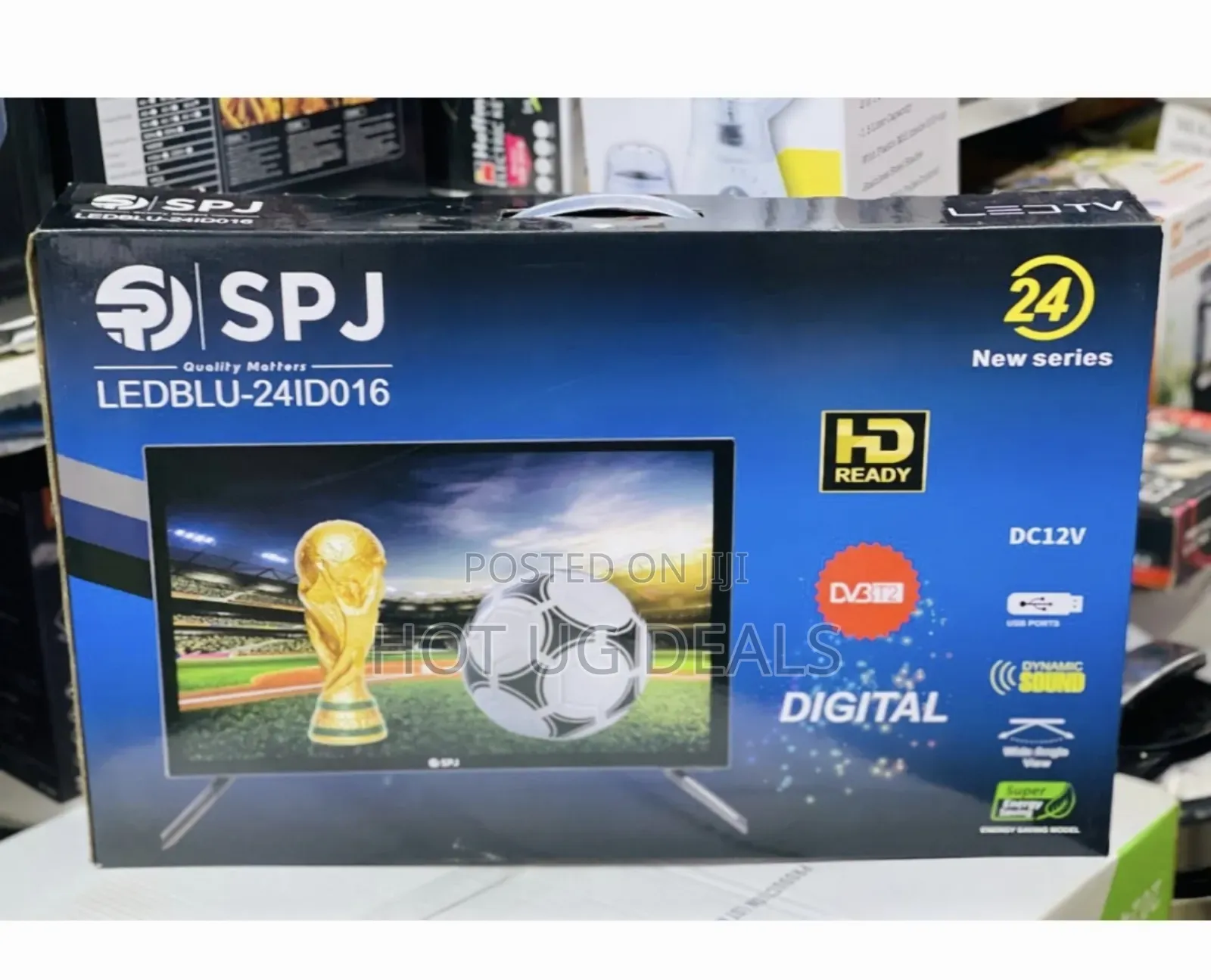 SPJ 24 Inch Led Digital TV, USB, HDMI- Black (3yrs WRTY)