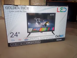 New 24 Inches GOLDEN TECH Digital Flat Screen Tv