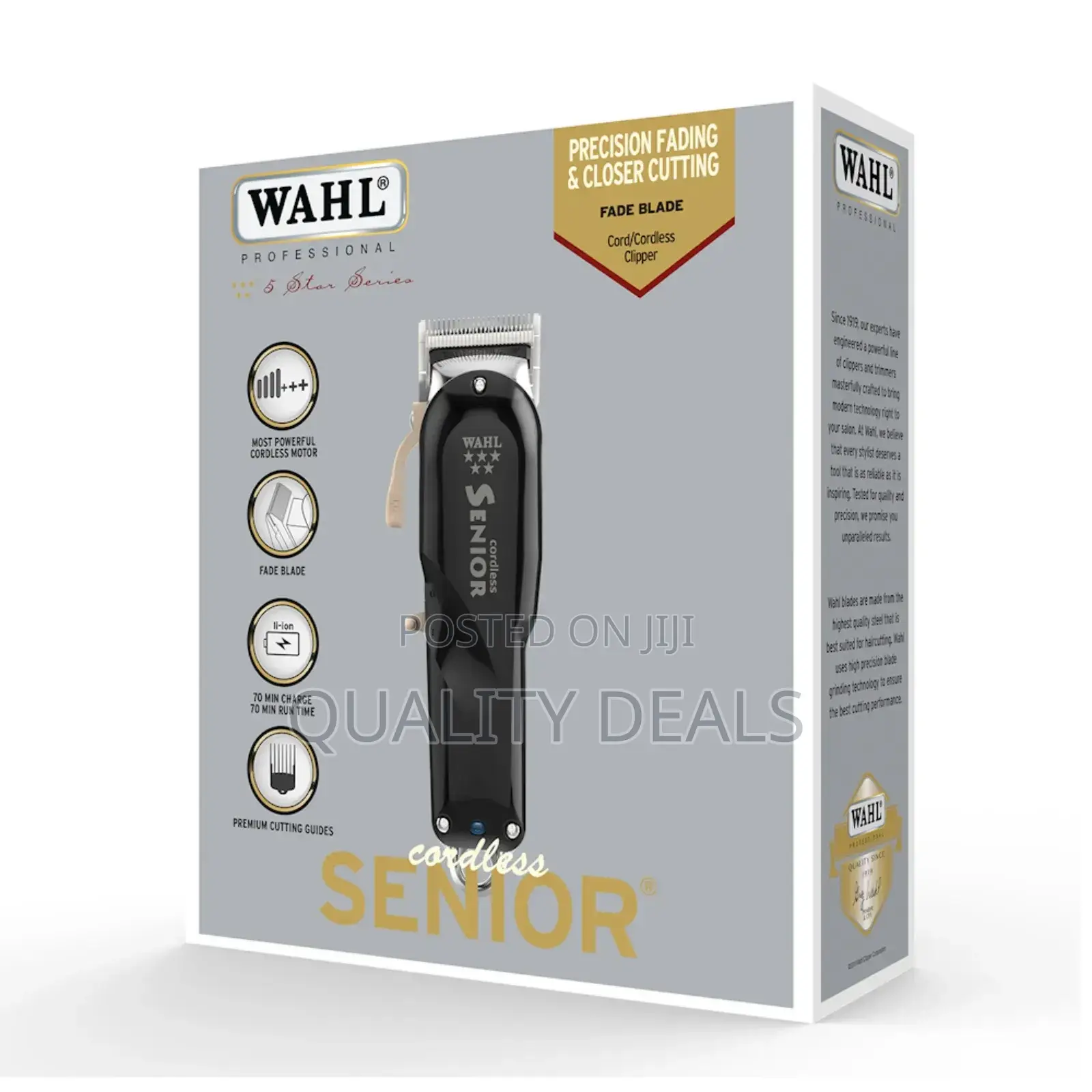 Wahl Original Professional Senior Cordless Clipper