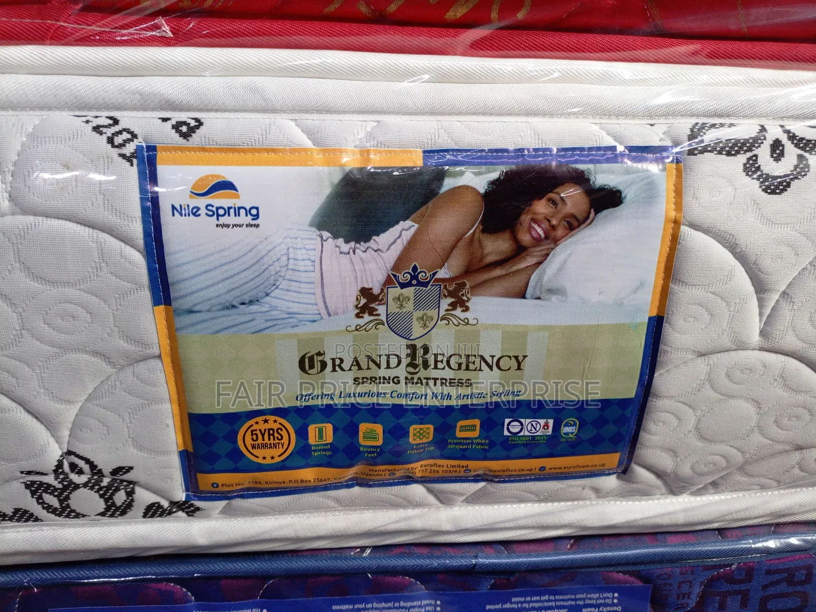Nile Spring Mattresses 6x6x10 Inches Double Layers Eurofoam