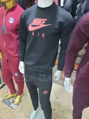 Photo - Black Nike Casual Sports Tracksuits