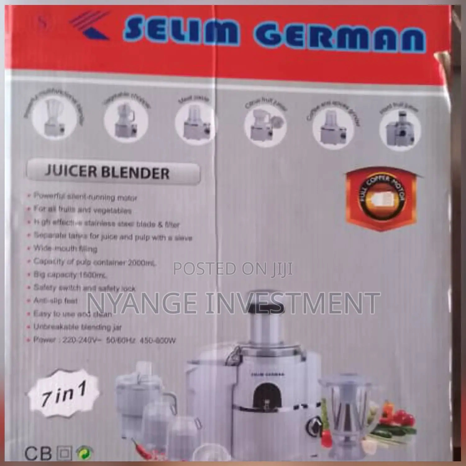 Juicer Selim Germany 7*1