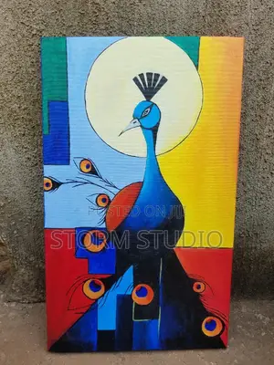 Abstract Canvas Acrylic Painting