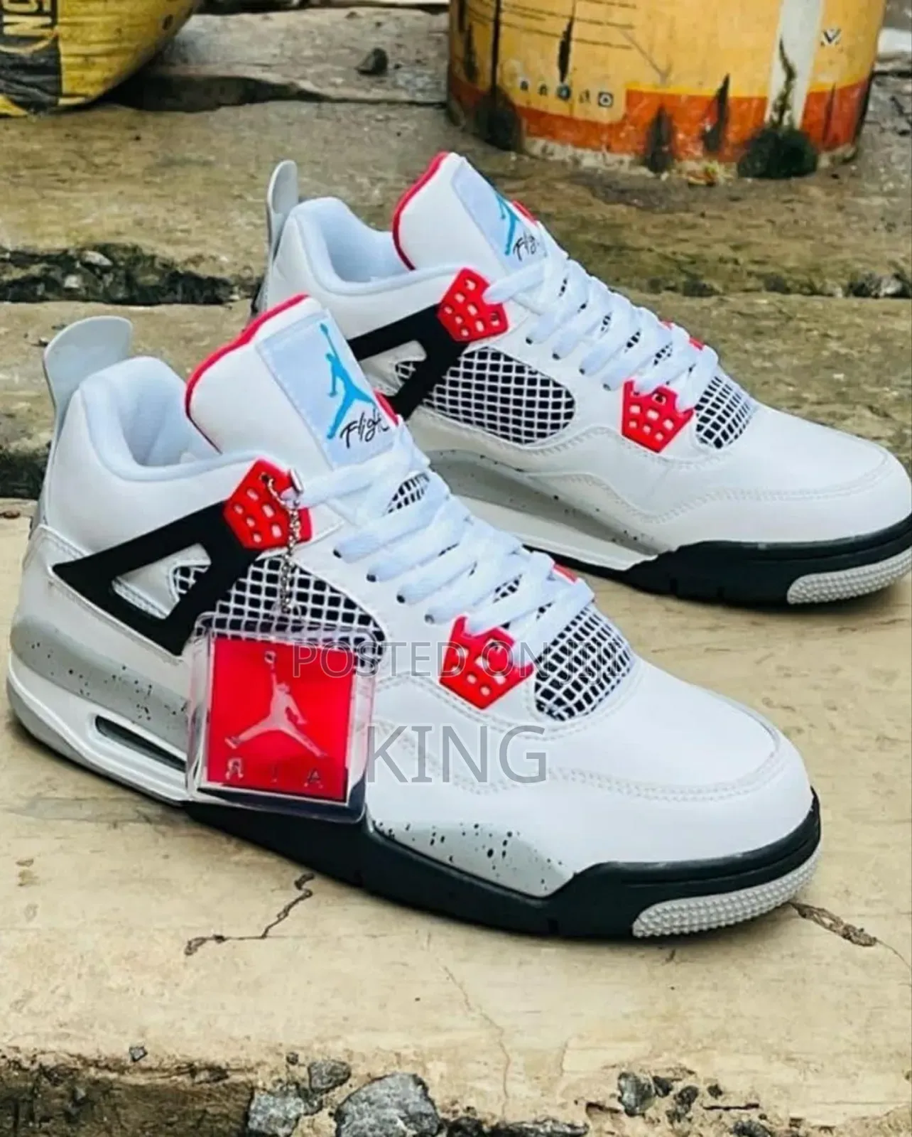 Air Jordan 4 Red Cement''