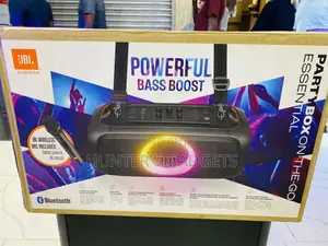 Jblparty Box on the Go Essential Wiz Microphone Rechargeable