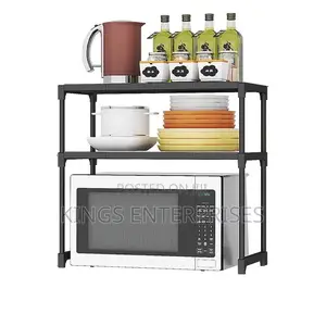 Metallic Microwave Stand