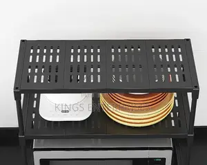 Metallic Microwave Stand