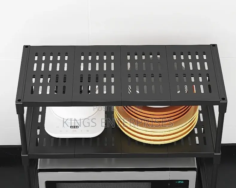 Metallic Microwave Stand