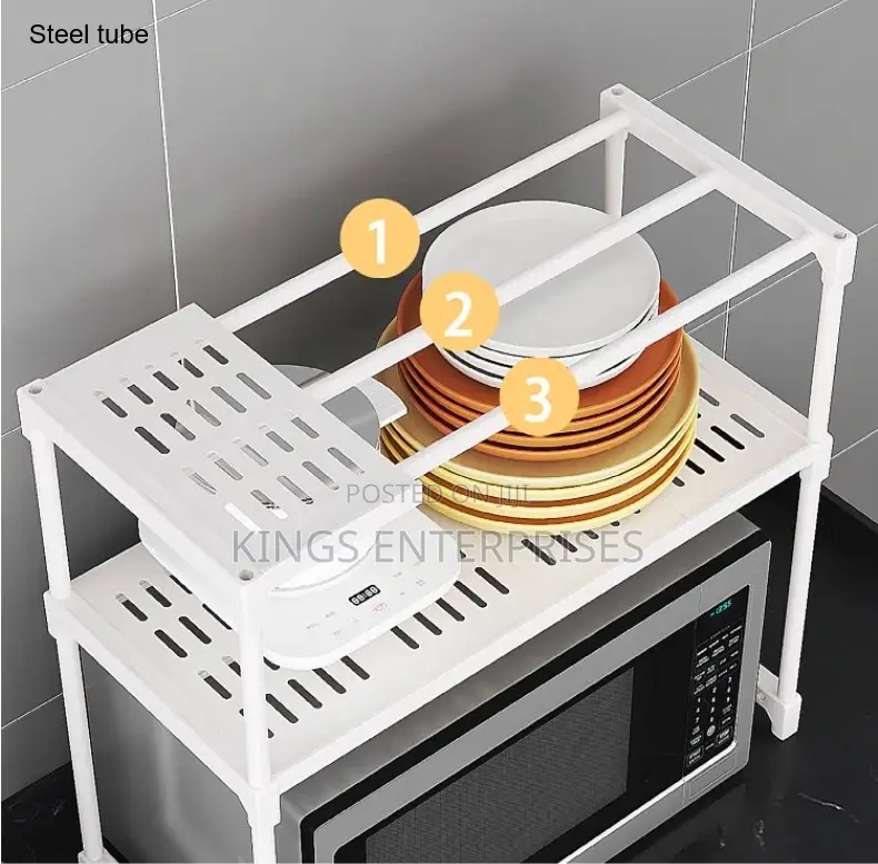 Metallic Microwave Stand