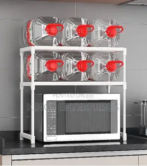 Metallic Microwave Stand