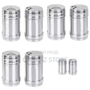 Stainless Double Salt Pepper Shakers Bottle