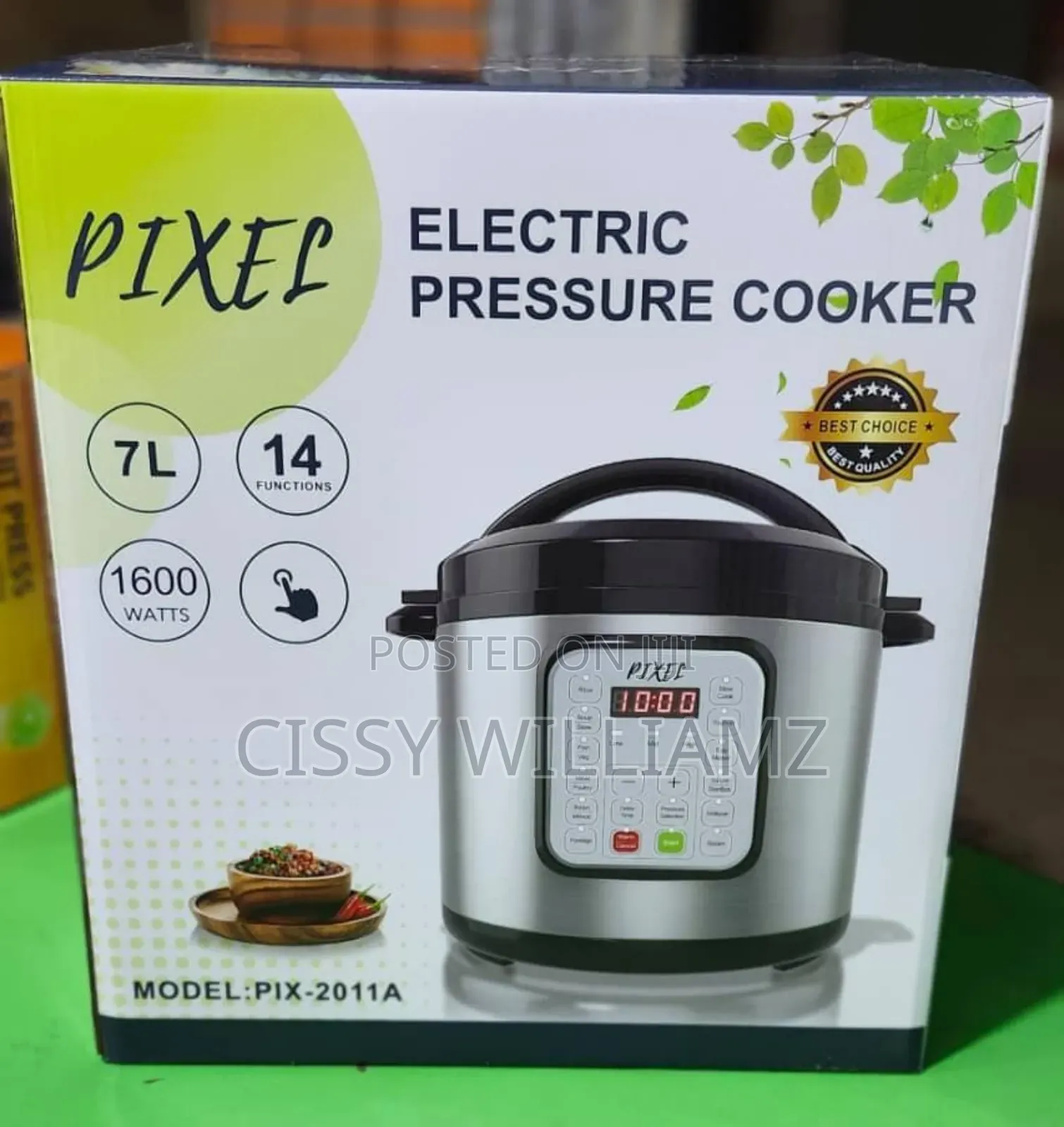 7l Pixel Electric Pressure Cooker/14in1 Pressure Cooker