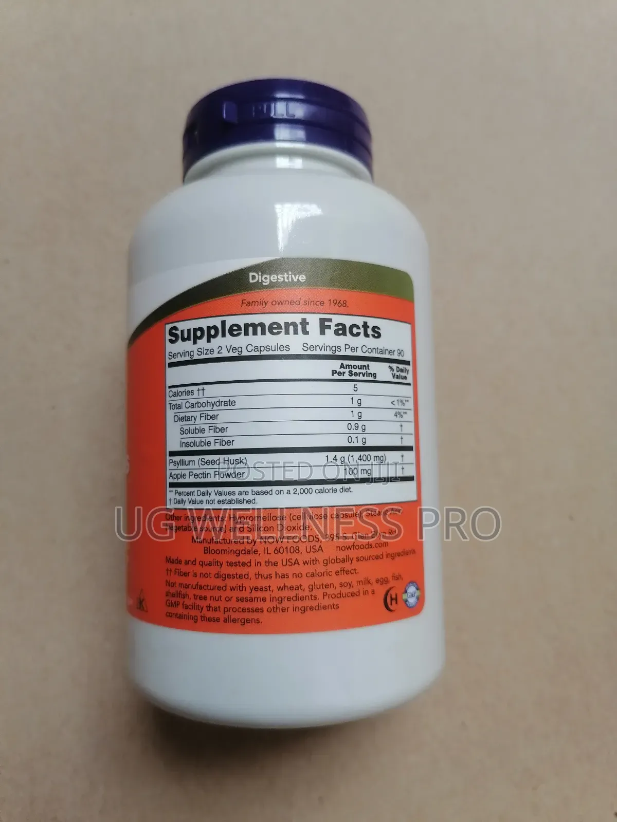 NOW Foods, Psyllium Husk Caps, 700 Mg, 180 Veg Capsules