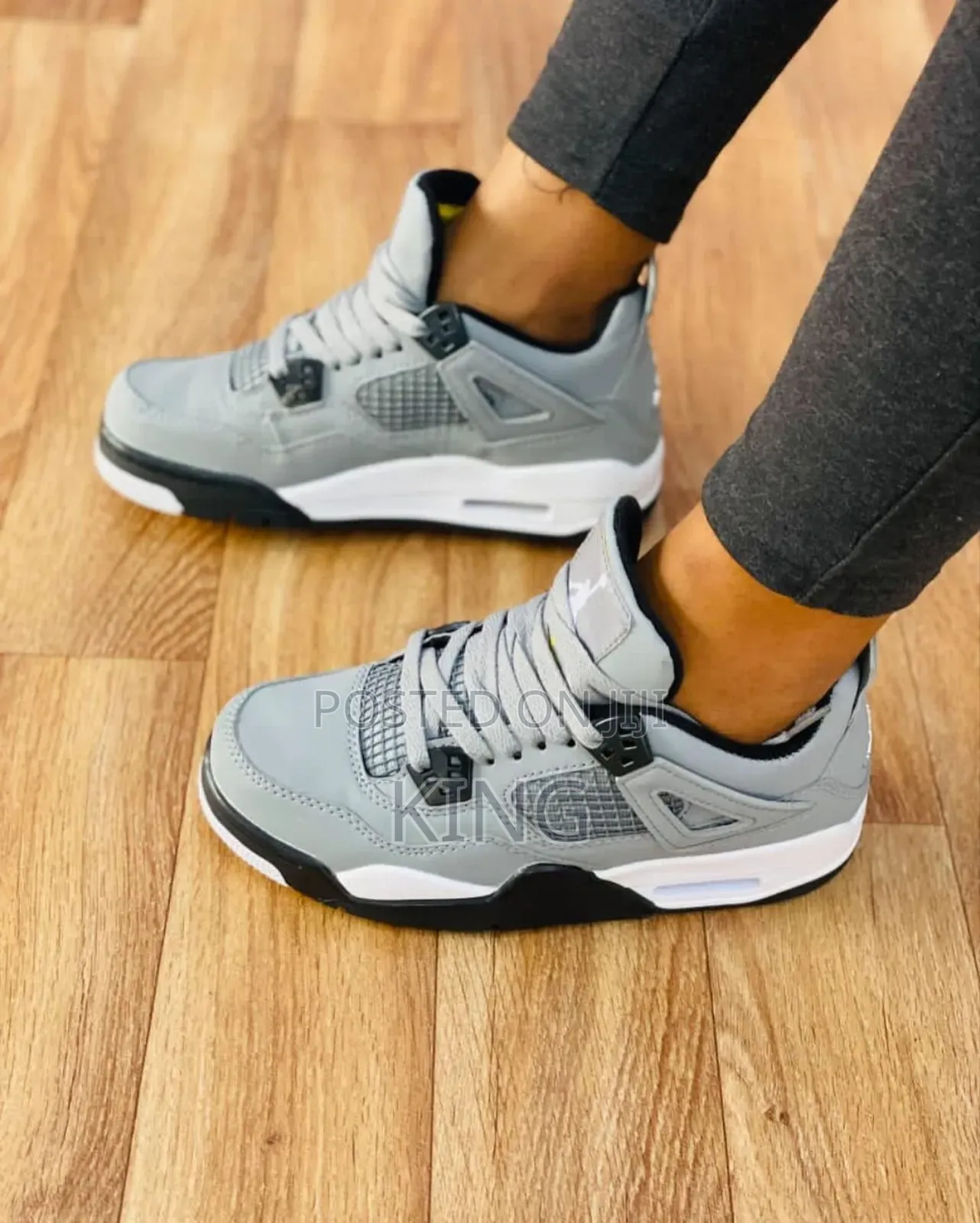 Womens Sneakers. Air Jordan 4 Retro Grey