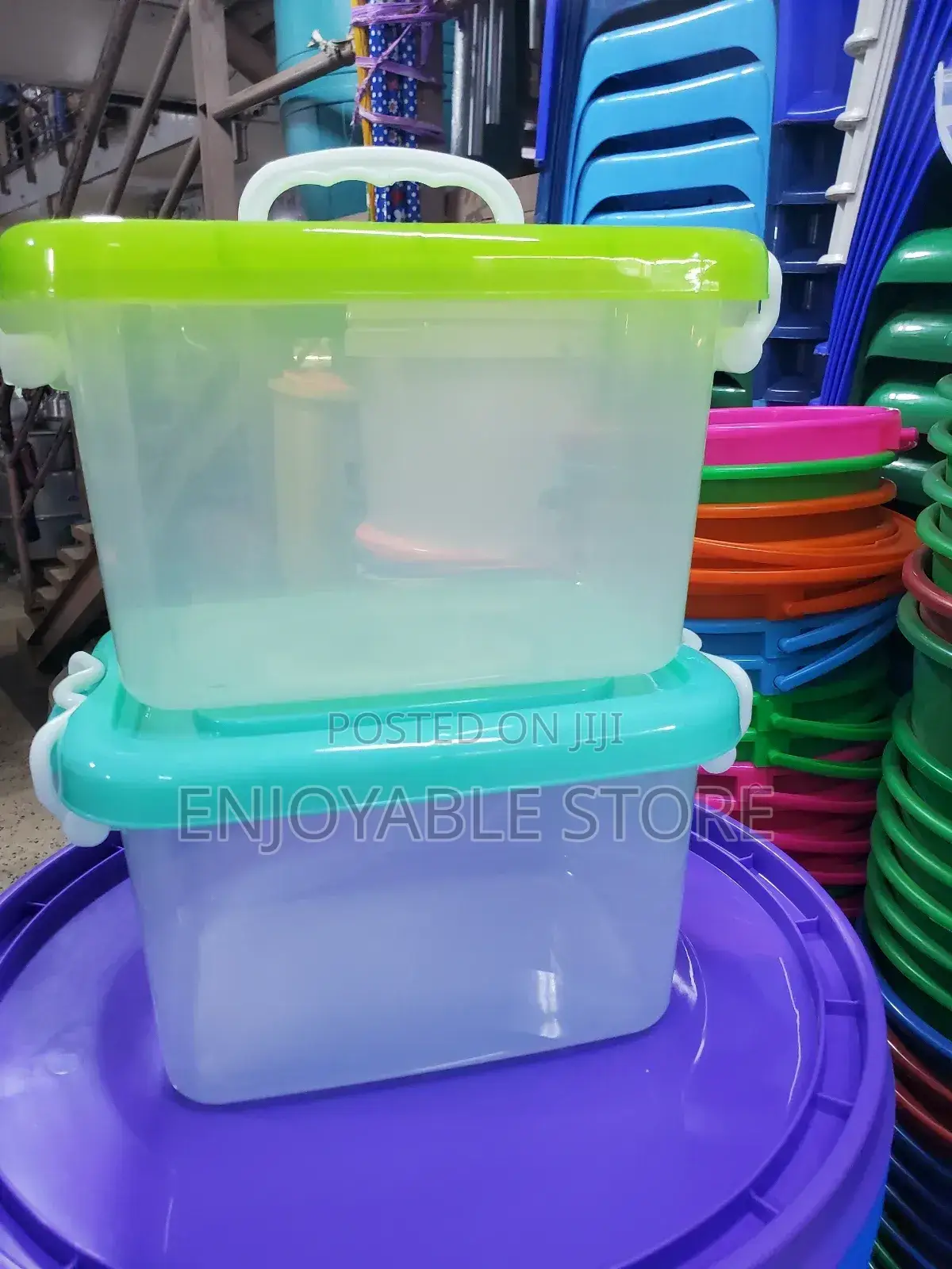 Plastic Storage Food Containers 2pcs