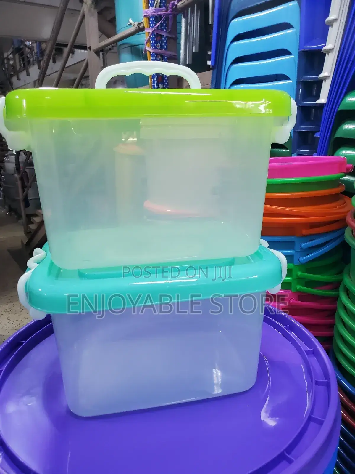 Plastic Storage Food Containers 2pcs