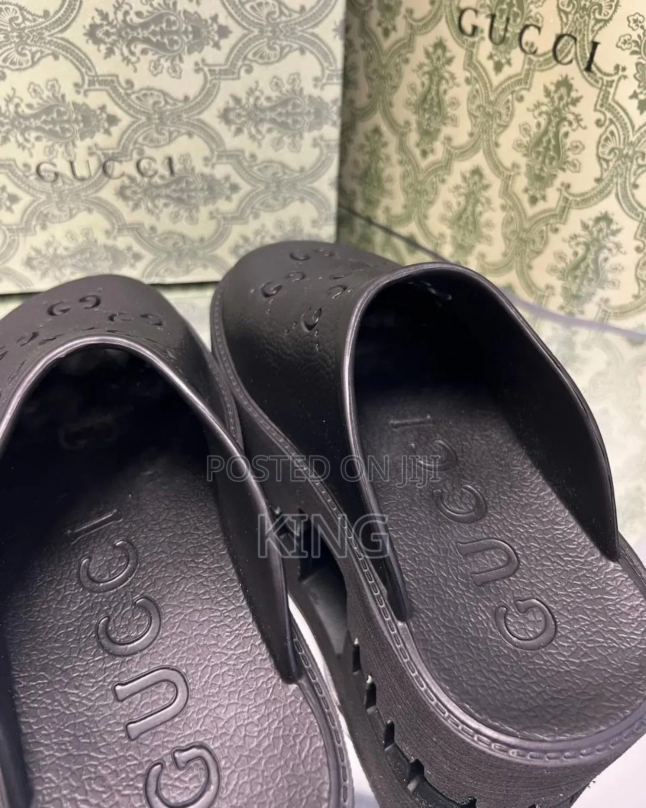 Platform Casual Style Unisex Logo Platform Gucci Sandals